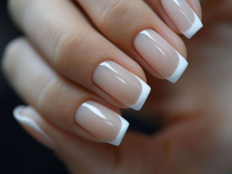 Najbardziej popularnymi stylami paznokci obecnie 3 French manicure jest jednym z najbardziej popularnymi stylami paznokci obecnie